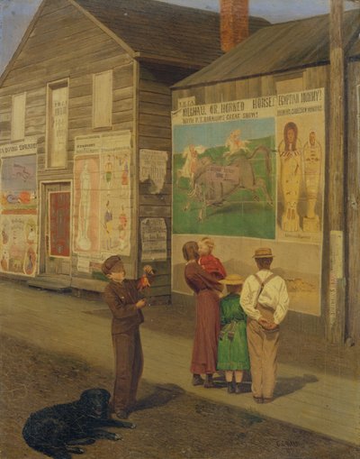 Kommende Ereignisse werfen ihre Schatten voraus, 1871 von Charles Caleb Ward