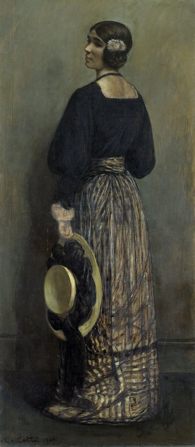 Porträt von Fräulein J.L.B. von Charles Cottet