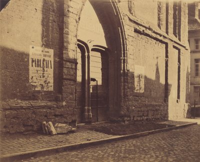 [Tür des Predikheevenkerk, Gent, Belgien], ca. 1858 von Charles D