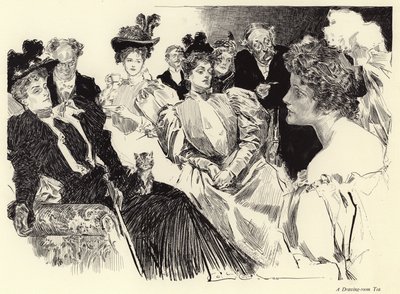 Ein Salon-Tee von Charles Dana Gibson