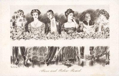 Über und unter Deck von Charles Dana Gibson