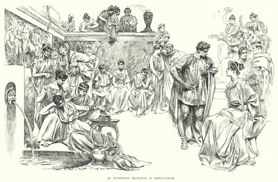 Ein Nachmittagsempfang in Herculaneum von Charles Dana Gibson