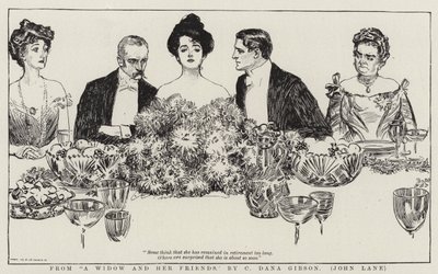 Aus Eine Witwe und ihre Freunde von Charles Dana Gibson