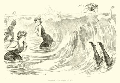 Illustration für Die soziale Leiter von Charles Dana Gibson
