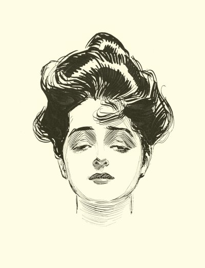 Illustration für Die soziale Leiter von Charles Dana Gibson