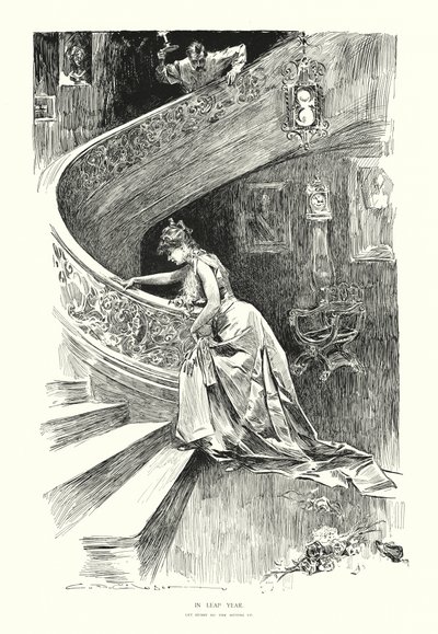 Im Schaltjahr von Charles Dana Gibson