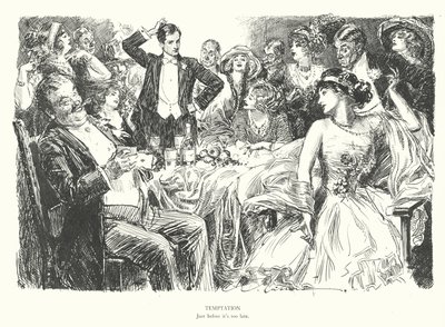 Versuchung, kurz bevor es zu spät ist von Charles Dana Gibson