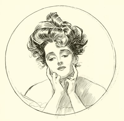 Die schöne Witwe von Charles Dana Gibson