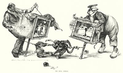 Die rivalisierenden Opern von Charles Dana Gibson