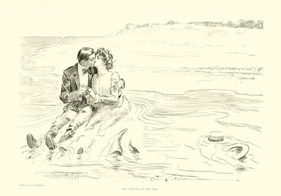 Die Wende der Flut von Charles Dana Gibson