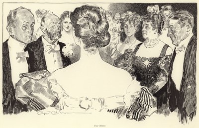 Ihre Gastgeberin von Charles Dana Gibson
