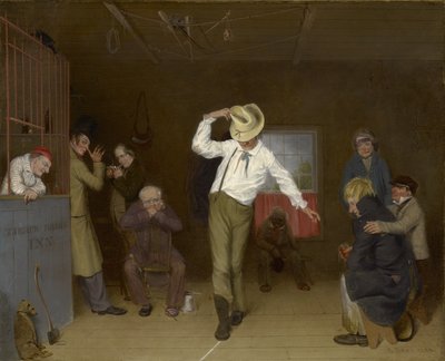 Auf der Kreidelinie gehen von Charles Deas