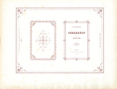 Elegante Buchrahmen für literarische Werke von Charles Derriey