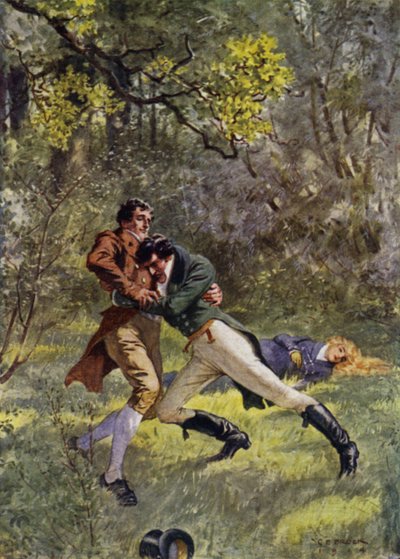 Illustration für Der Amateur Gentleman von Jeffery Farnol von Charles Edmund (after) Brock