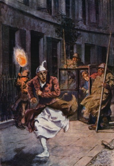 Illustration für Die Pickwickier von Charles Dickens von Charles Edmund (after) Brock