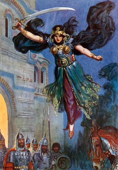 "Sie wurden alle bewegungslos, wo sie standen" von Charles Edmund (after) Brock