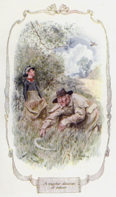 Eine besondere Arbeitsteilung (Farblithografie) von Charles Edmund Brock