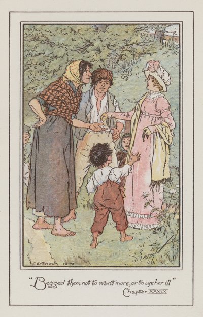 Illustration für Emma von Jane Austen von Charles Edmund Brock