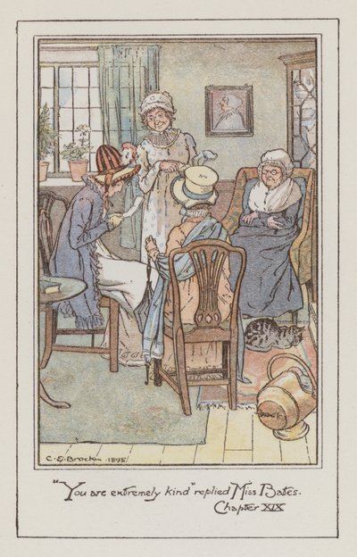 Illustration für Emma von Jane Austen von Charles Edmund Brock