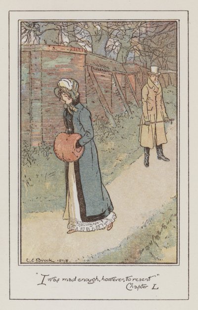 Illustration für Emma von Jane Austen von Charles Edmund Brock