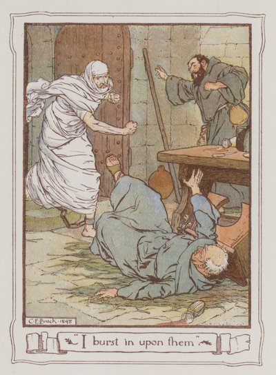 Illustration für Ivanhoe von Sir Walter Scott von Charles Edmund Brock