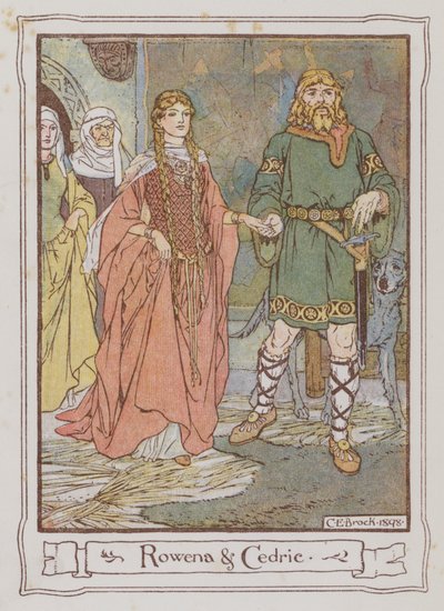 Illustration für Ivanhoe von Sir Walter Scott von Charles Edmund Brock