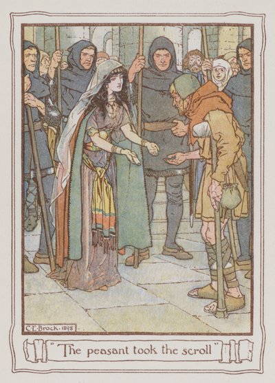 Illustration für Ivanhoe von Sir Walter Scott von Charles Edmund Brock