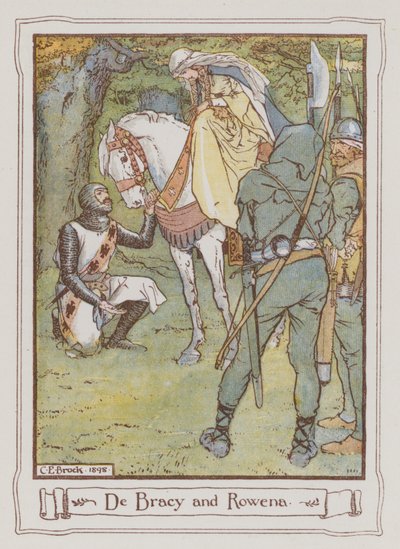 Illustration für Ivanhoe von Sir Walter Scott von Charles Edmund Brock