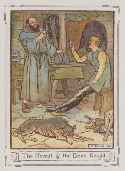 Illustration für Ivanhoe von Sir Walter Scott von Charles Edmund Brock