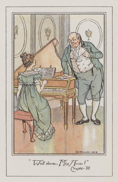 Illustration für Persuasion von Charles Edmund Brock