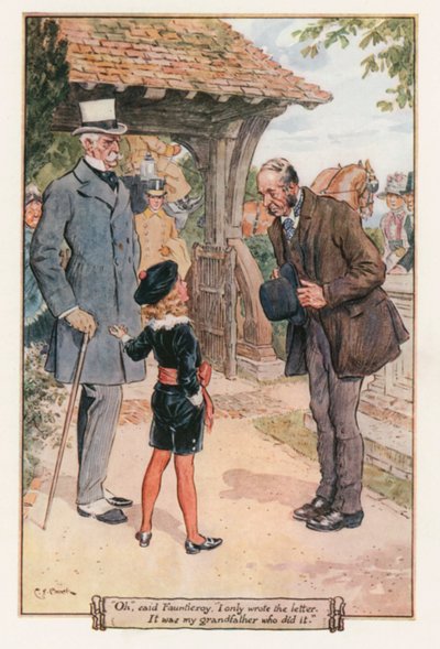Der kleine Lord Fauntleroy von Frances Hodgson Burnett von Charles Edmund Brock