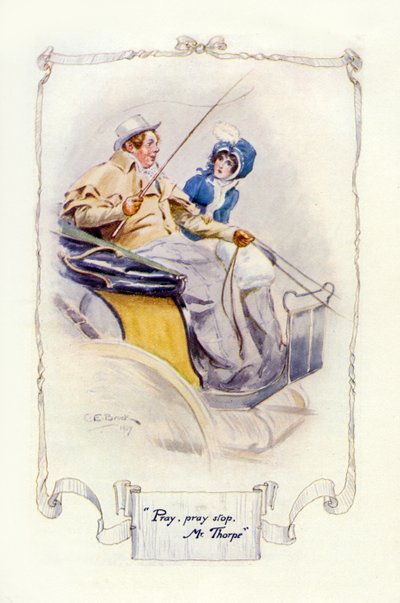 Bitte, bitte stoppen Sie, Mr. Thorpe (Illustration) von Charles Edmund Brock