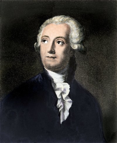 Porträt von Antoine Laurent Lavoisier von Charles Edward Wagstaff