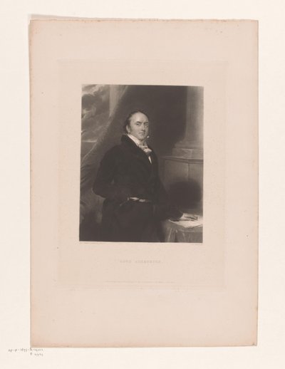 Porträt von Alexander Baring von Charles Edward Wagstaff