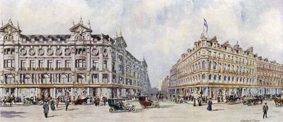 D H Evans, West End Silk Mercers, 292-320 Oxford Street von Charles Edwin Flower
