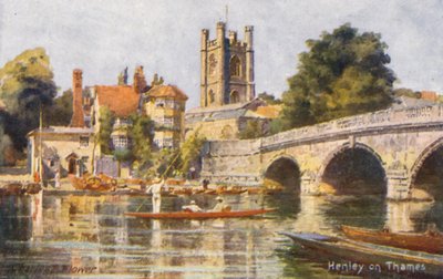 Fluss Themse: Henley on Thames von Charles Edwin Flower