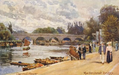 Themse: Maidenhead Bridge von Charles Edwin Flower