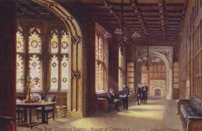 Die Aye Division Lobby, House of Commons von Charles Edwin Flower