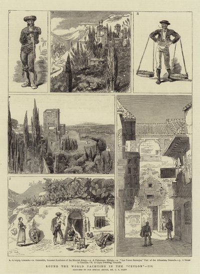 Weltumsegelung im Ceylon, III von Charles Edwin Fripp
