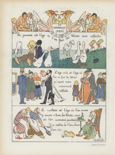 Illustration für Le Rire von Charles Emile Egli