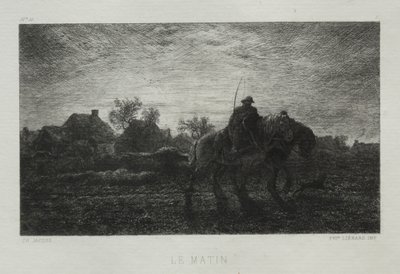 Der Morgen von Charles Emile Jacque