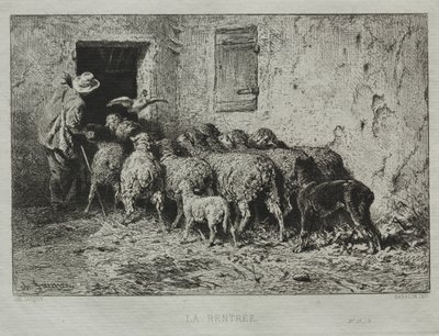 Die Rückkehr von Charles Emile Jacque