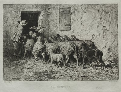 Die Rückkehr von Charles Emile Jacque