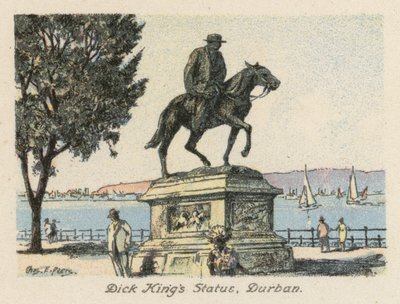 Südafrika: Dick Kings Statue, Durban von Charles Ernest Peers