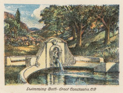 Südafrika: Schwimmbad, Groot Constantia, CP von Charles Ernest Peers