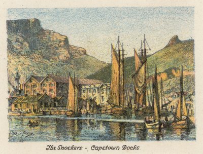 Südafrika: Die Snoekers, Kapstadtdocks von Charles Ernest Peers