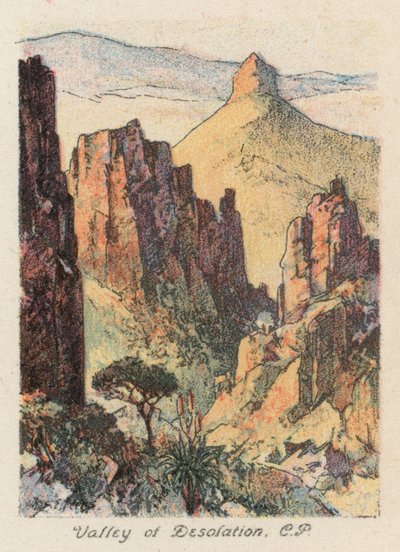 Südafrika: Tal der Verwüstung, CP von Charles Ernest Peers