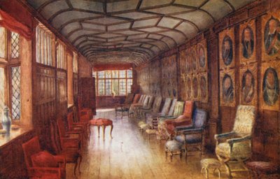 Knole House: Braune Galerie von Charles Essenhigh Corke