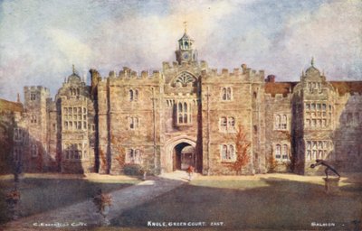 Knole House: Grüner Hof, Osten von Charles Essenhigh Corke