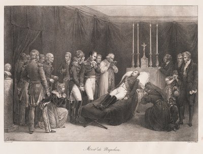 Tod Napoleons, frühes 19. Jahrhundert von Charles Etienne Pierre Motte